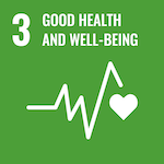 icon for sustainable development goal number 3 for good health and well being