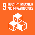 icon for sustainable development goal number 9 for industry innovation and infrastructure