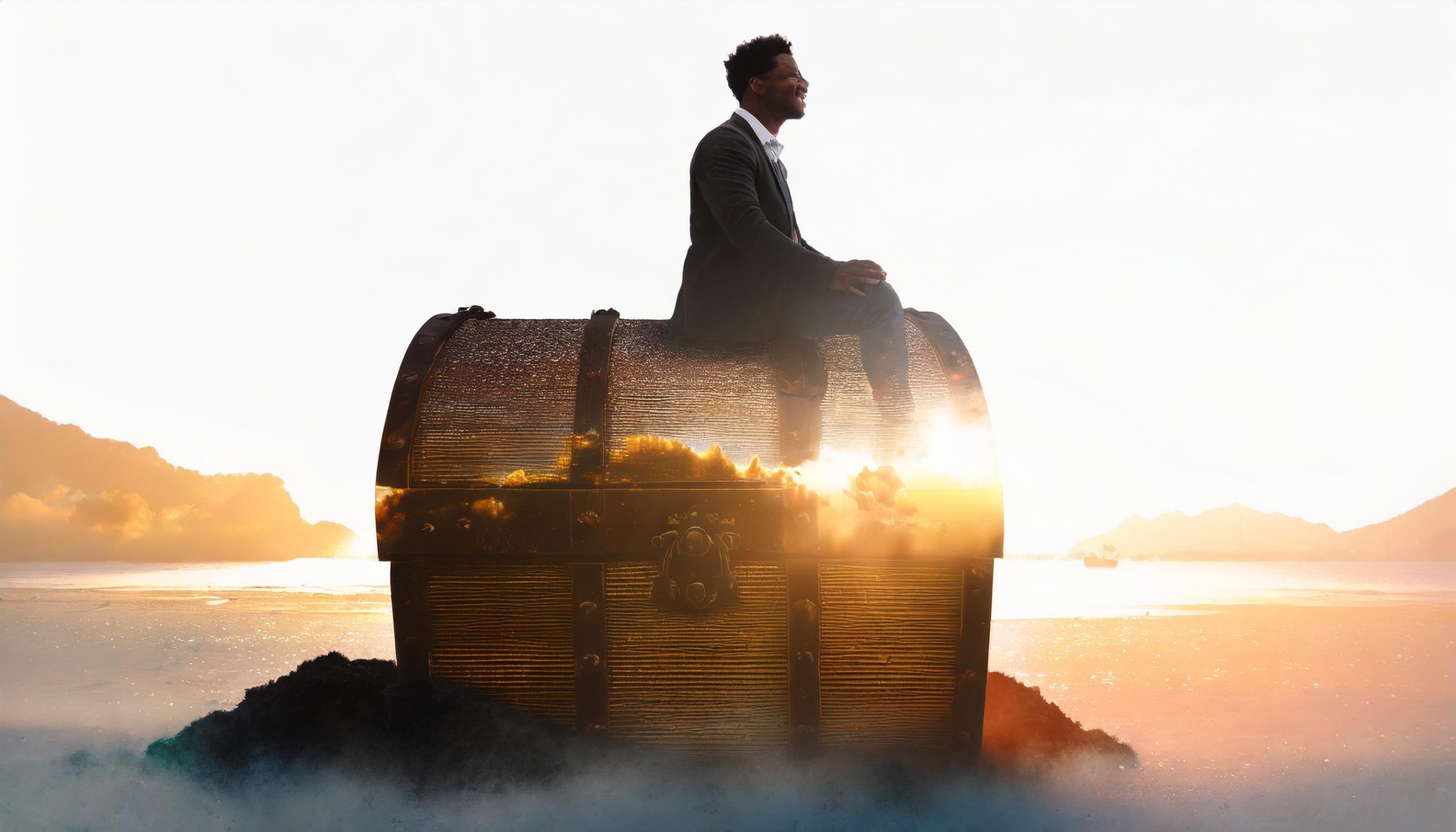 Blog Photo of Man Sitting on Treasure Chest person sitting on treasure chest